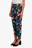 Louis Vuitton 2019 Multicolour Brush-Paint Patterned Tapered Pants Size 38