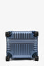 Rimowa Blue Aluminum 'Original Trunk Plus' Suitcase