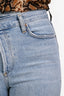 Agolde Light Blue Criss Cross Straight Jeans Size 27