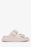 Alexander McQueen Pink Rubber Slides Size 37