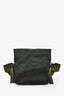 Bottega Veneta Green Nylon Jacquard Belt Bag
