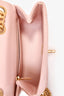 Pre-loved Chanel™ 2023 Light Pink Lambskin Leather Mini Sweet Camellia Flap Bag