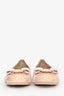 Salvatore Ferragamo Blush Pink Patent Bow 'Varina' Ballet Flats Size 8