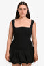 Elliat Black Corset Ruched Skirt Ingrid Mini Dress Size M