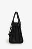 Saint Laurent Black Pebble Leather Sac De Jour Baby With Strap