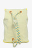 Hermès Yellow Canvas Kids' Boys' Les Cabanes Marine H Canvas Backpack
