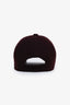 Loro Piana Burgundy Cashmere Storm System Baseball Cap Size M