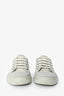 Gucci White Canvas Leather GG Sneakers Size 35.5