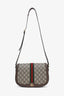 Gucci Beige GG Supreme Web Ophidia Flap Crossbody Bag
