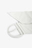Balenciaga White Leather Over-Sized Belt