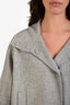 Weekend Max Mara Grey Wool Coat Size 6