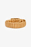 Pre-loved Chanel™ 2023 Gold Leather Stretch Belt Size 85/34