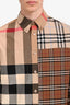 Burberry Brown Nova Check Long Sleeve Button Up Shirt Size S Men