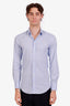 Dolce & Gabbana Blue Cotton Button Down Shirt Size 38/15 Men's