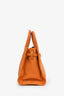 Loewe Limited Edition Yellow Pebbled Leather Small Top-handle Bag