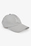 Christian Dior Grey Cotton Sparkle Logo Baseball Hat Size M