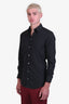 Dolce & Gabbana Black Cotton Button-Down Shirt Size 15-38 Men's