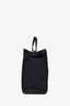 Fendi Navy Canvas FF Peekaboo Leather-Trimmed X-Tote Bag