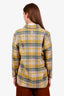 Isabel Marant Etoile Yellow/Green Wool Cotton Cropped Coat Size 32