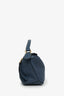 Loewe 2017 Blue Leather Small Puzzle Bag With Strap