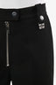 Ganni Black Straight Leg Trousers Size 38