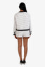Maje Black/White Tweed 'Marl' Jacket Size 36 + Shorts Size 36 Sets