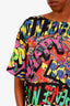 Moschino Couture Multicolour Back Cut-Out T-Shirt Dress Size 6