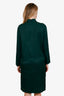 Gucci Green GG Silk Skirt + Top Set Size 40 and 42