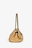 Pre-loved Chanel™ 2010 11 Gold Aged Calfskin Just Mademoiselle Small Bowling Bag