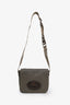 Burberry Green Canvas Mini Tavistock Crossbody Bag