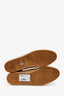 Pre-Loved Chanel™ Nude/Black Leather Captoe CC Espadrilles Size 39