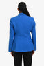 L'Agence Blue Single Breasted Blazer Size 2