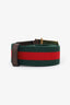 Gucci x Palace Green/Red Web Skater Belt