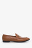 Gucci Brown Leather Jordaan Horsebit Loafer Size 39.5