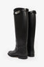 Hermès Black Box Calfskin Leather Jumping Boot Size 37.5