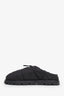 Prada Black Nylon Quilted Padded Slippers Size 11 Mens