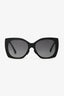 Pre-loved Chanel™ Black Acrylic CC Heart Sunglasses