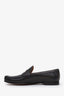 Ralph Lauren Brown/Green Leather Loafers Size 9.5 Mens