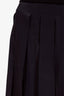 Pre-loved Chanel™ Black Silk Pleated Mini Skirt Size 40
