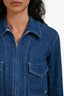Rag & Bone Blue Denim Cropped Jean Jacket Size XS
