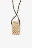 Pre-loved Chanel™ 20P Gold Tone Perfume Bottle Crystal CC Logo Necklace