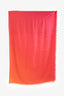 Louis Vuitton Orange/Pink Ombre Monogram Silk Scarf
