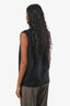Nordstrom Black Cashmere Sleeveless Sweater Size Large