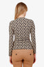 Valentino Beige/Black Toile Iconographe Print Long Sleeve Size S
