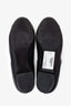 Pre-Loved Chanel™ Black Leather CC Logo Chain Ballet Flats Size 39.5