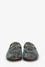 Gucci Green Velvet GG Horsebit Loafers Size 38
