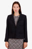 Pre-loved Chanel™ 2014 Black Tweed La Petite Veste Jacket Size 40