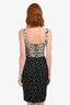 Dolce & Gabbana 2011 Black/White Silk Patterned Mini Dress Size 40