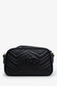 Gucci Black Leather GG Marmont Small Camera Bag