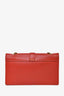 Chloe Red Leather 'Aby' Wallet on Chain